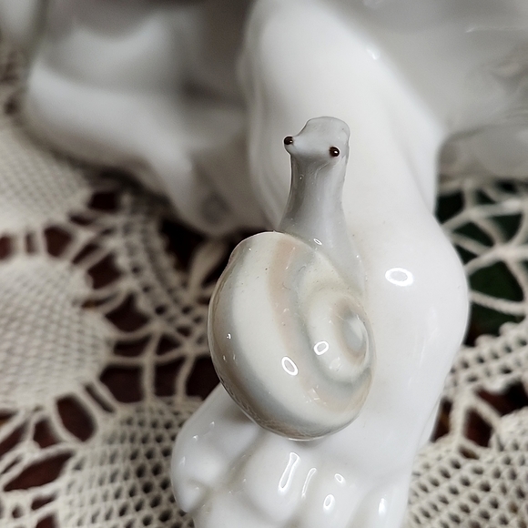 👉*MINT VTG* LLADRO PUPPY DOG WITH SNAIL FIGURE #1139 ~PORCELAIN ~EXCELLENT - Picture 12 of 15
